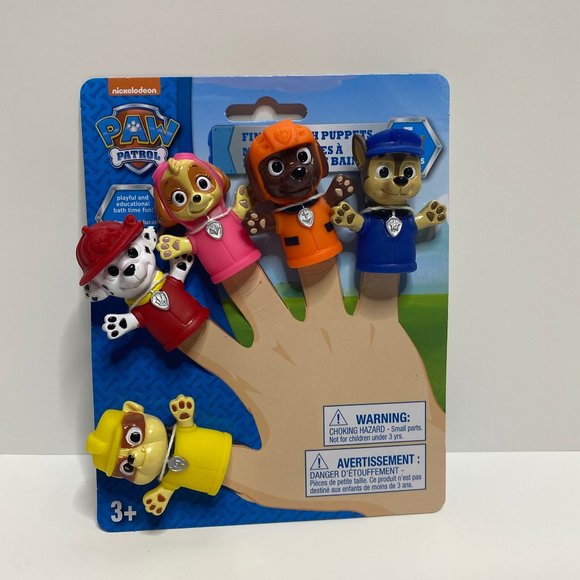 nickelodeon paw patrol finger puppets
